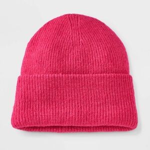 2 Colors Available Girls' Ribbed Solid Beanie - Art Class